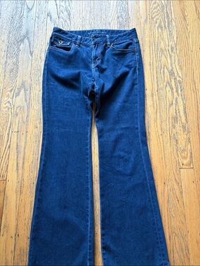 Banana Republic Indigo Wide-Leg Jeans